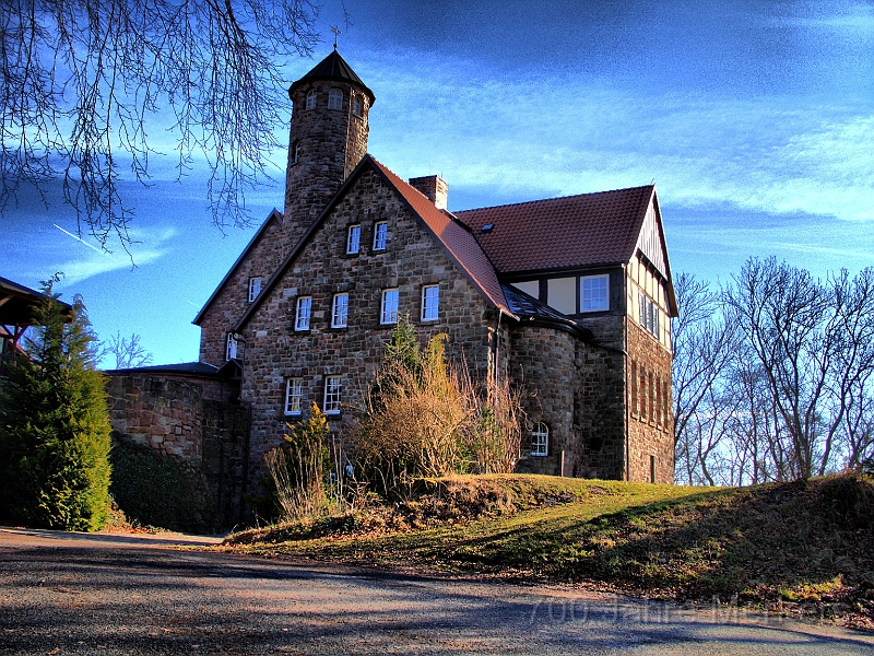 Krainburg_Restaurant_HDR_3.jpg - Blick auf das Restaurant "Krainburg" auf dem Krainberg (HDR)