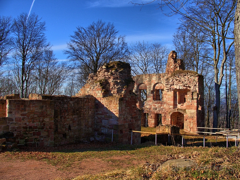 Krainburg_Ruine_HDR_2.jpg - Ansicht der Krainburgruine (HDR)