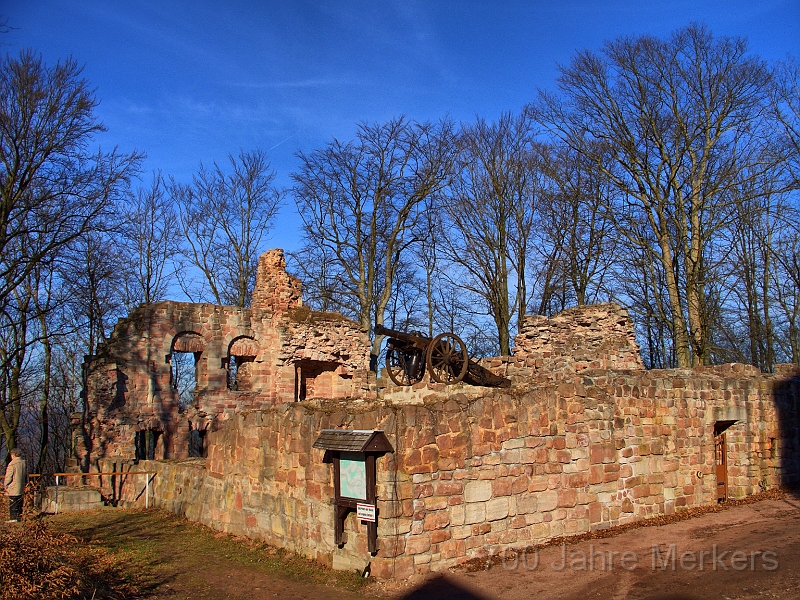 Krainburg_Ruine_HDR_3.jpg - Blick auf die Krainburgruine (HDR)