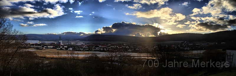 Merkers_Pano_HDR_2.jpg - HDR Panorama von Merkers, fotografiert aus der KGA am Fuße des Krayenbergs